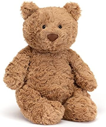 Jellycat Bartholomew Bear Stuffed Animal, Medium, 10 inches - Teddy Bear Plush - Soft and Huggabl... | Amazon (US)