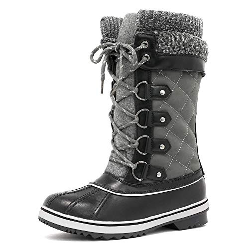 DREAM PAIRS Women's Mid-Calf Waterproof Winter Snow Boots MONTE_02 | Amazon (US)