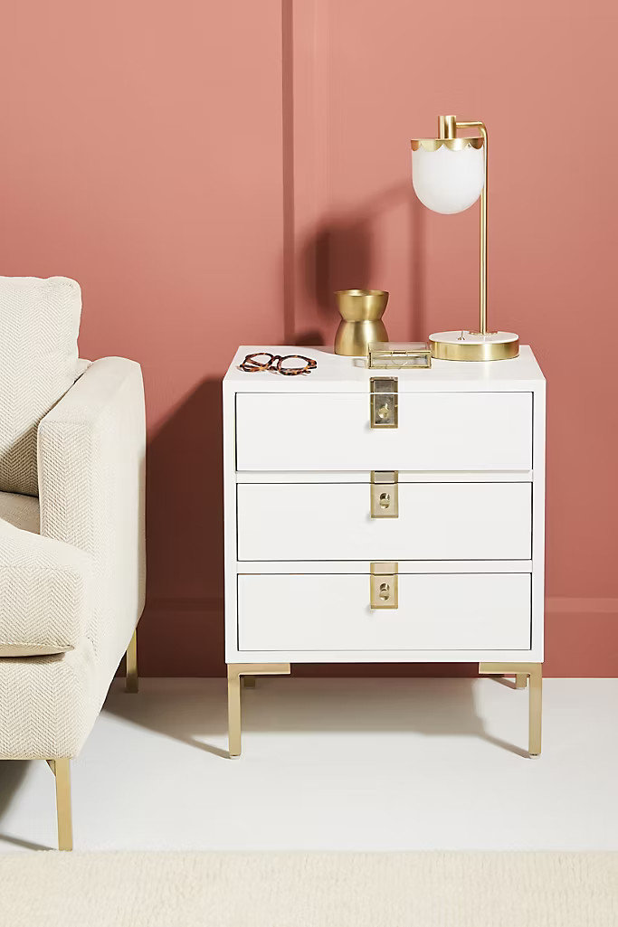 Ingram Three-Drawer Nightstand | Anthropologie (US)