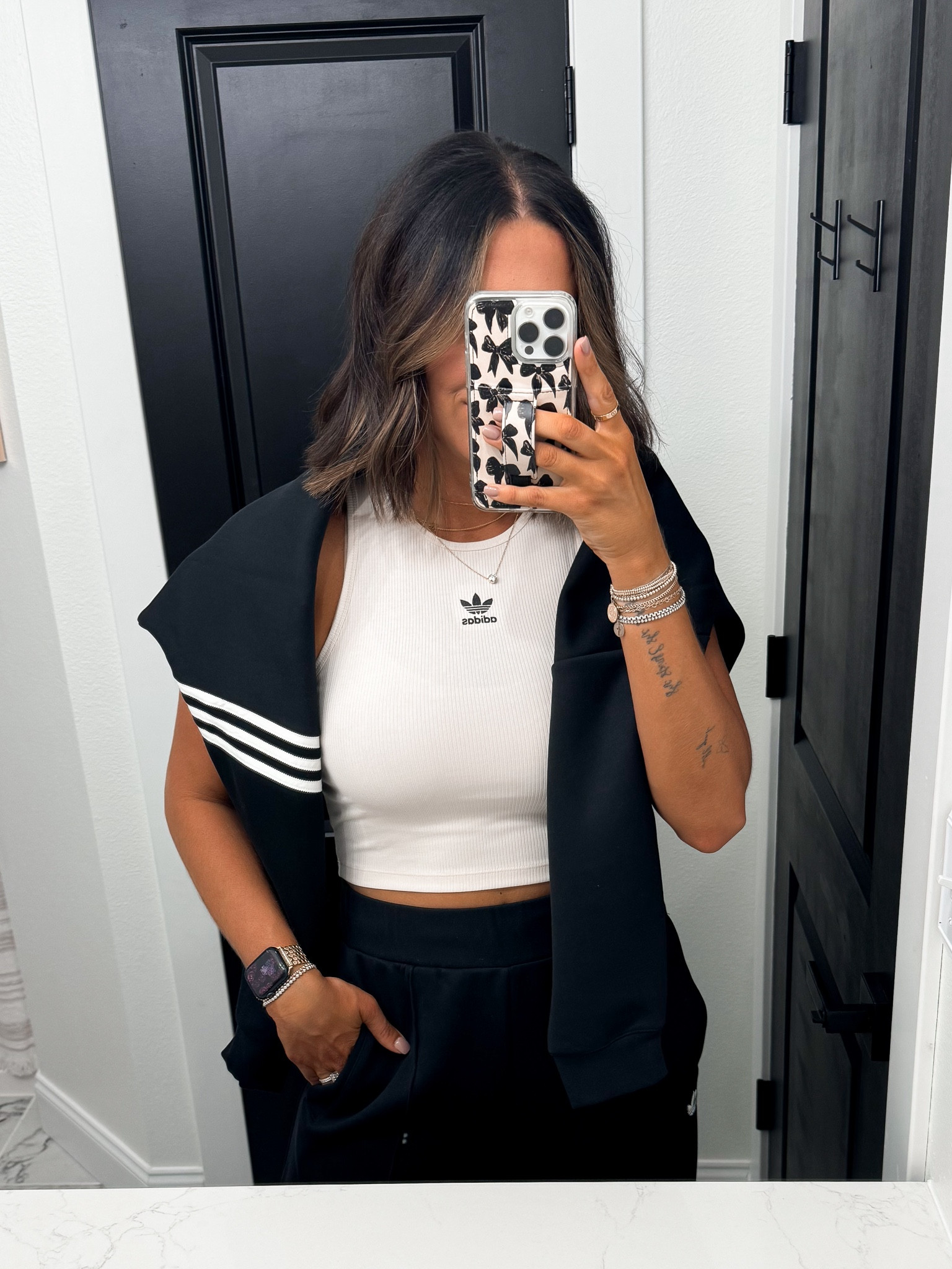 #createdwithadidas @adidas #adidaspartner

Tank-medium
Swearshirt-medium
Pants-medium
Sneakers-size down 1/2 size 

#LTKStyleTip #LTKShoeCrush #LTKTravel