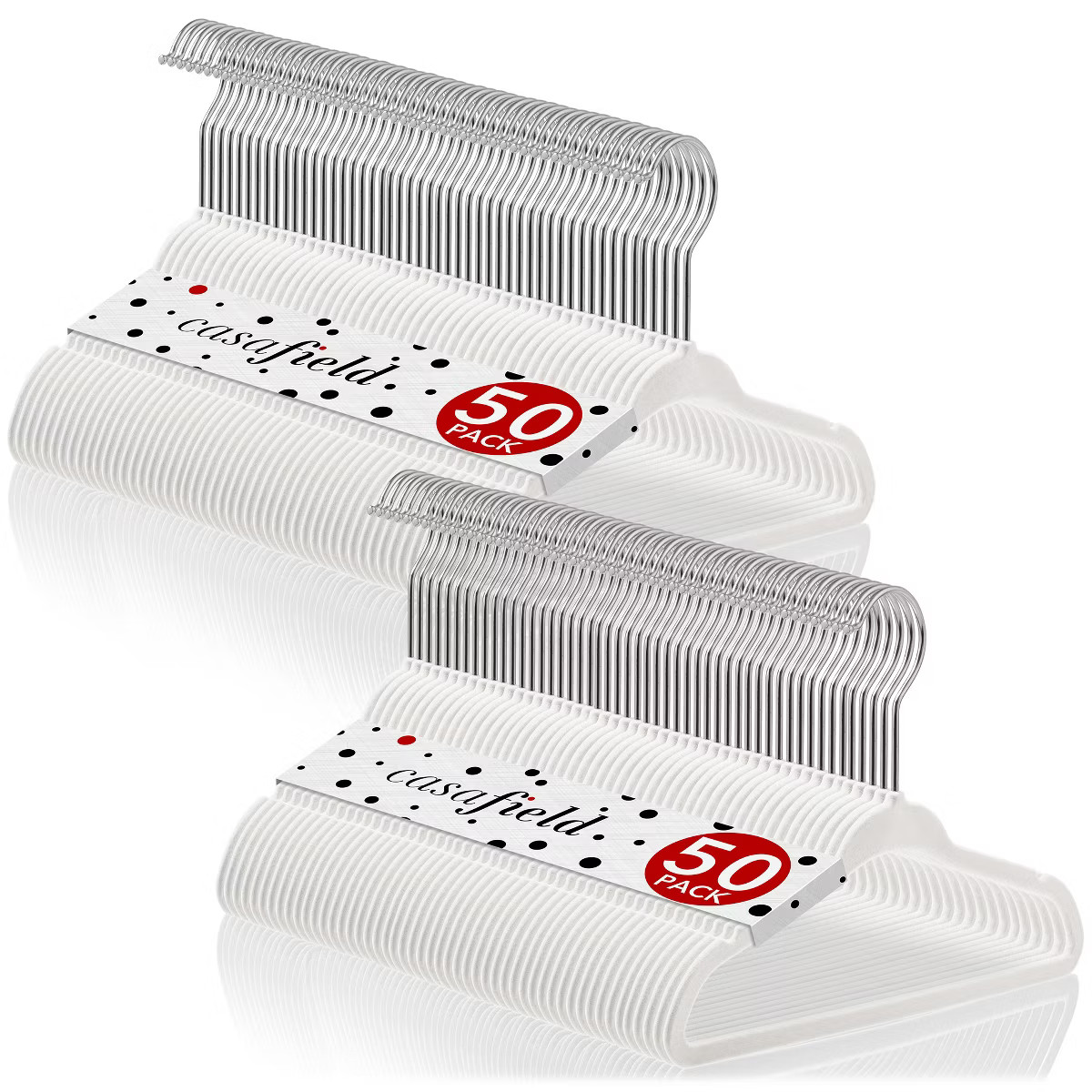 Casafield 11" Velvet Baby Hangers for Infant & Toddler Clothes, Set of 100 | Target