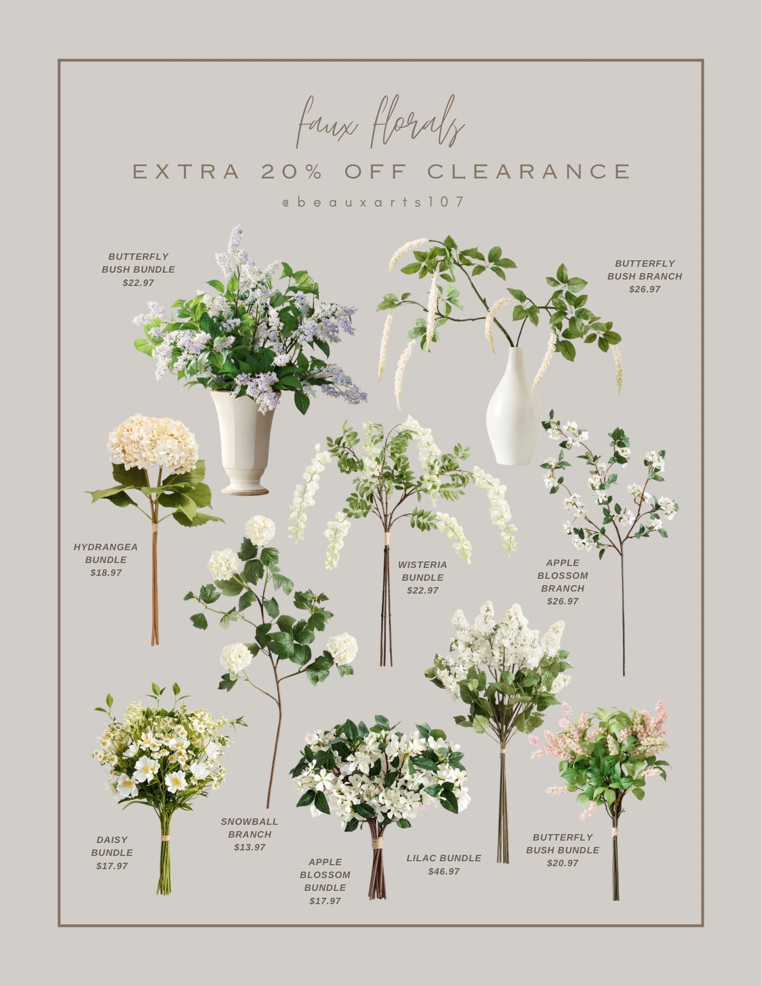 Save on these gorgeous faux florals for your home!! Such great prices!

#LTKHome #LTKSaleAlert