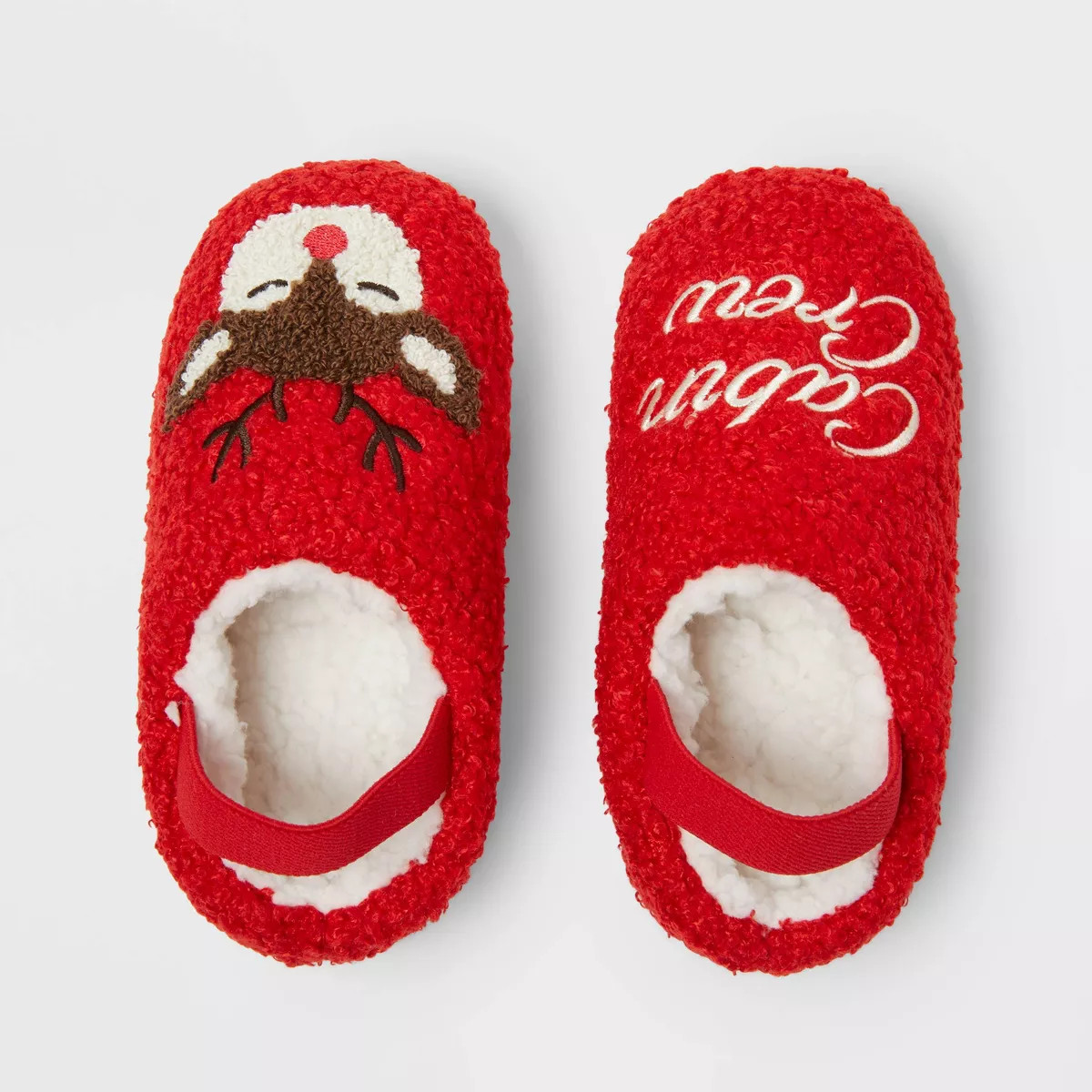 Toddler Cabin Crew Scuff Slippers - Wondershop™ Red 11T-12T | Target