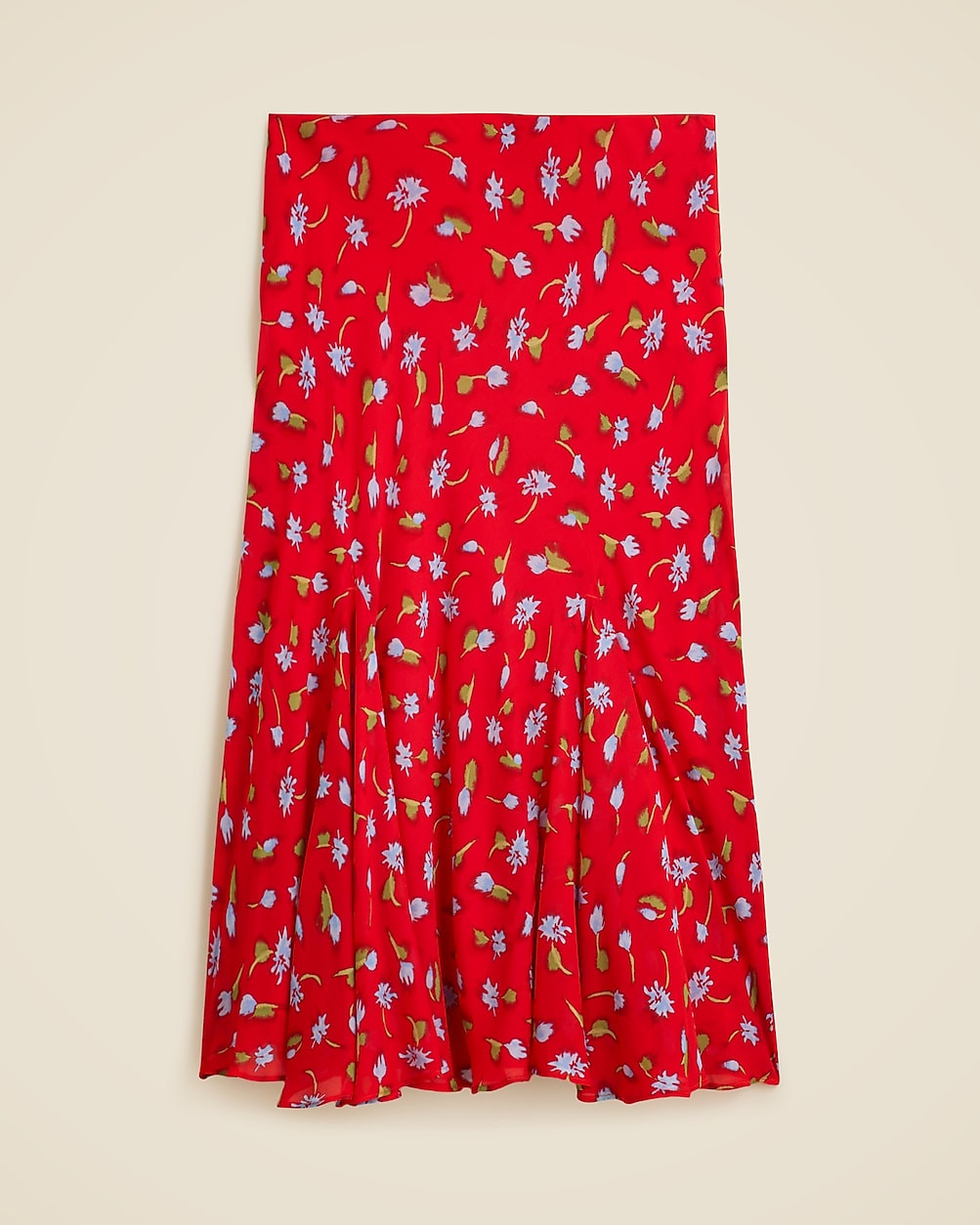 Gwyneth flounce-hem slip skirt in chiffon | J. Crew US