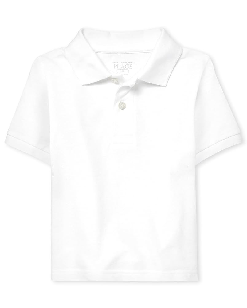 The Children's Place baby boys Fashion Color Short Sleeve Pique Polo | Amazon (US)