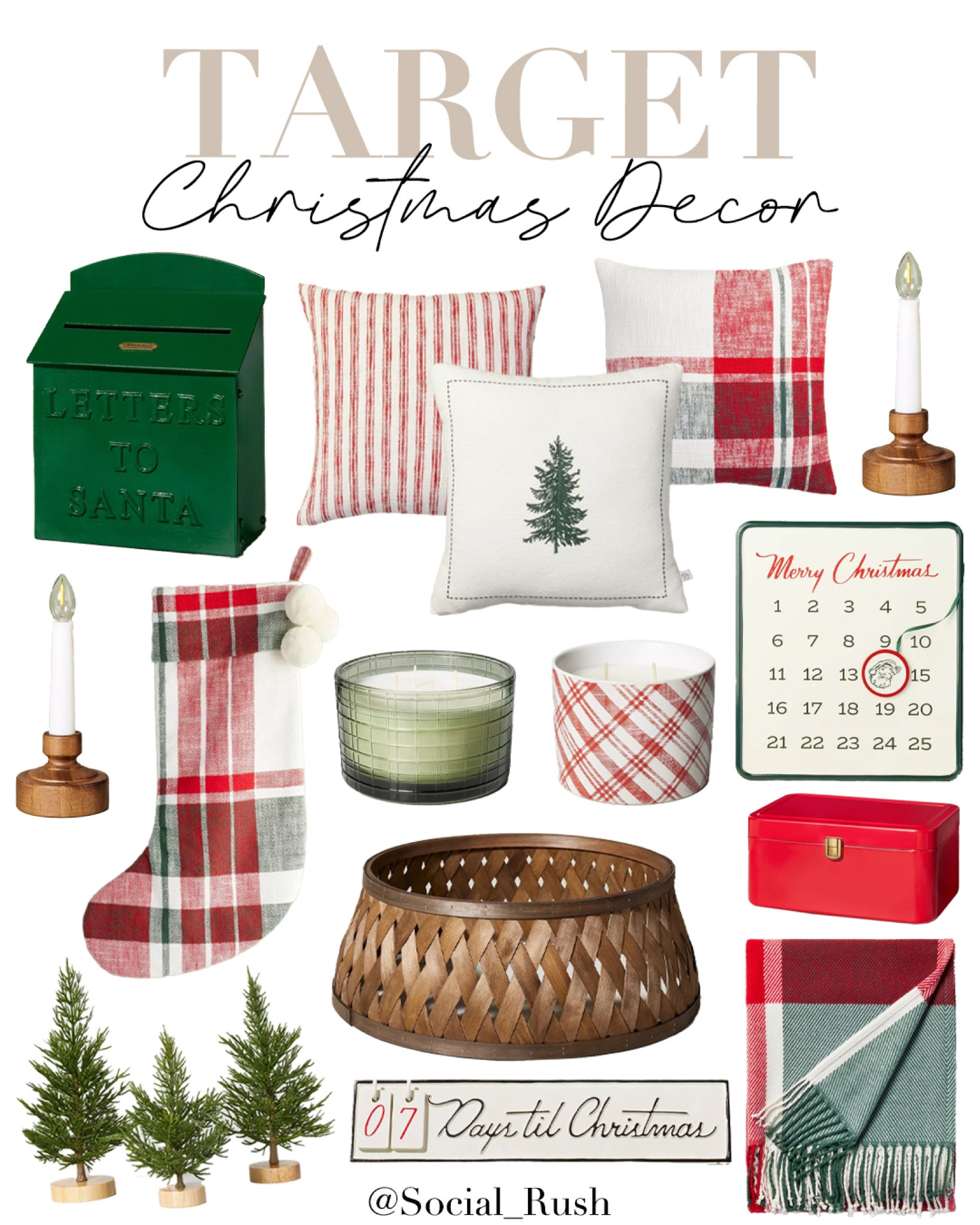 Target Christmas Decor, Christmas Home Decor, Holiday Decor, Holiday Home Decor, Plaid Pillows, Letters to Santa Mailbox, Advent Calendar, Countdown to Christmas, Plaid Stocking, Flameless Candle, Plaid Blanket, Tree Decor, Christmas Tree Collar | Target Home, Target Holiday | #TargetHome #Target #ChristmasDecor #HolidayDecor

#LTKSeasonal #LTKHoliday #LTKhome