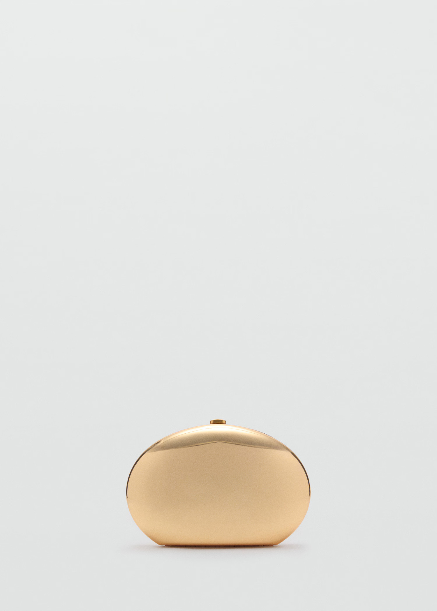 Metallic clutch handbag - Women | MANGO United Kingdom | MANGO (UK)