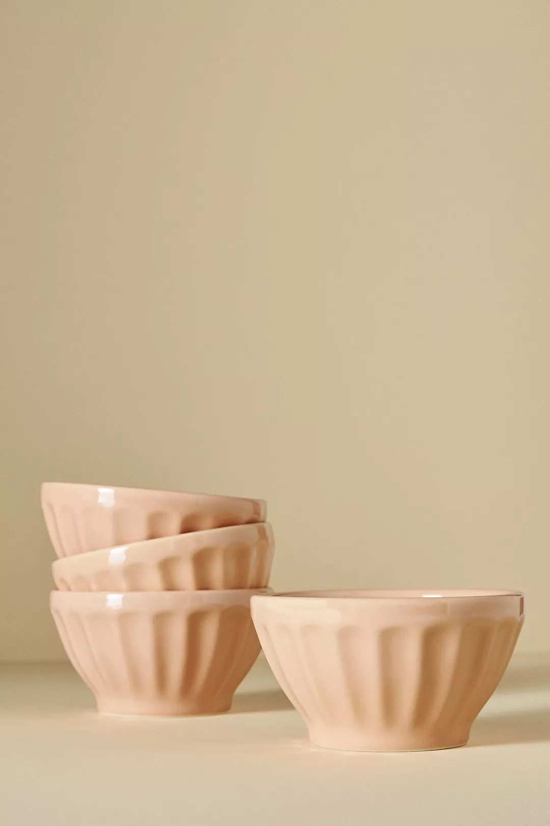 Shiny Latte Cereal Bowls, Set of 4 | Anthropologie (US)