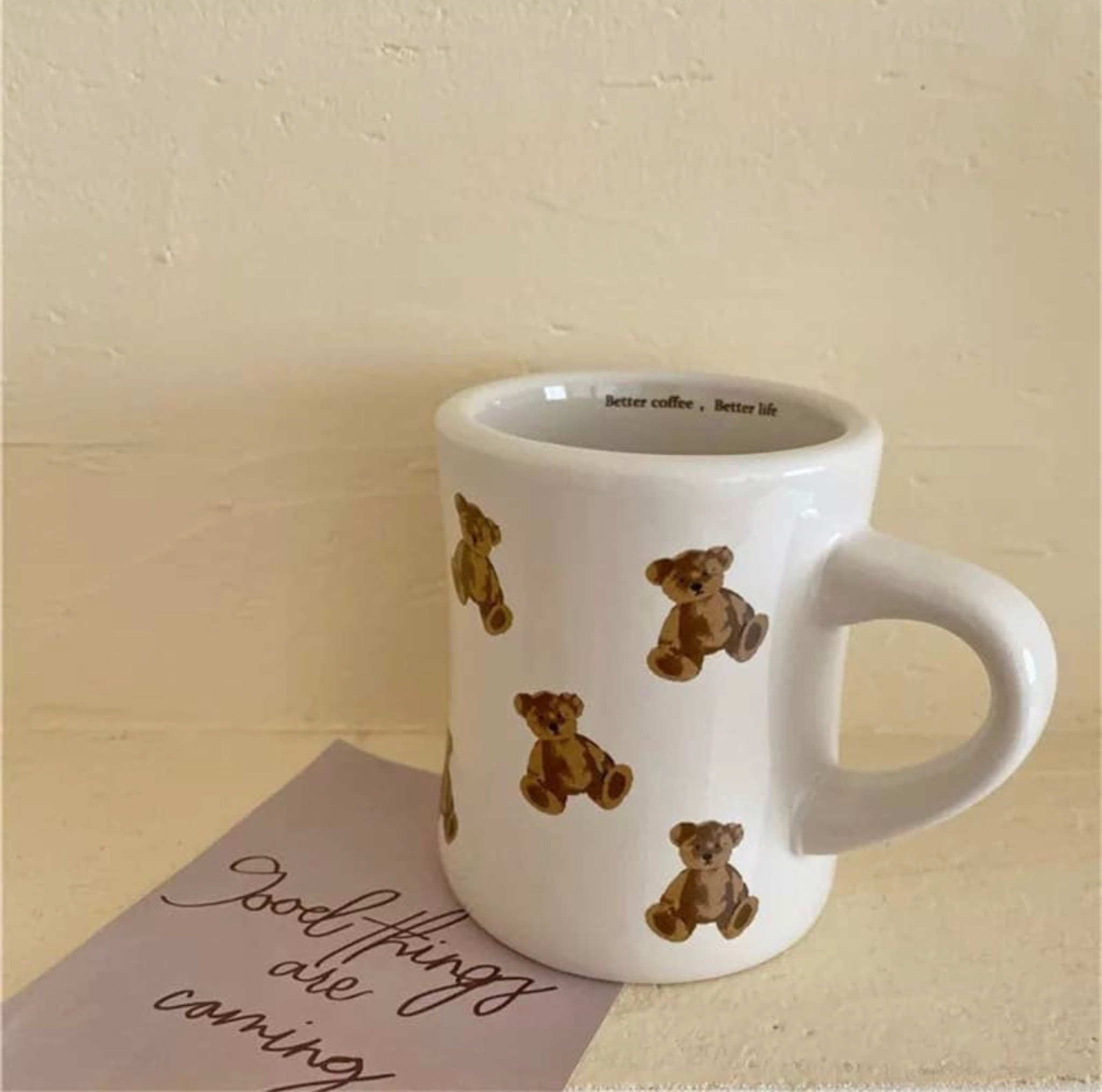 Teddy Bear Mug! How cute?? I’ve seen this mug all over instagram! Etsy find! 

#LTKFind #LTKunder50 

#LTKGiftGuide