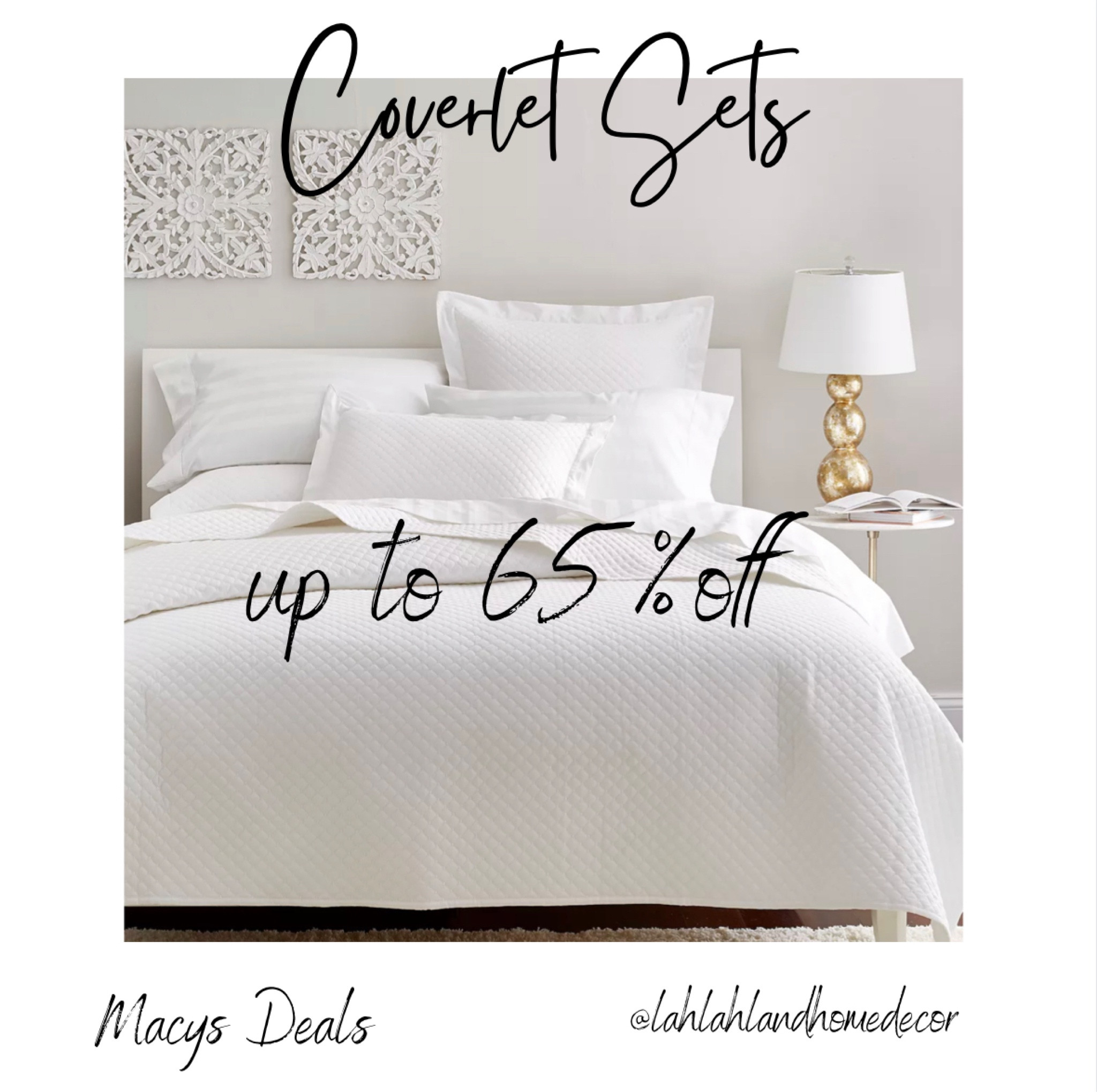 Save up to 65% off Luxury Coverlet sets from Macys 😀 Bedding | Comforter | Bedroom | Quilt 

#LTKhome #LTKGiftGuide #LTKsalealert