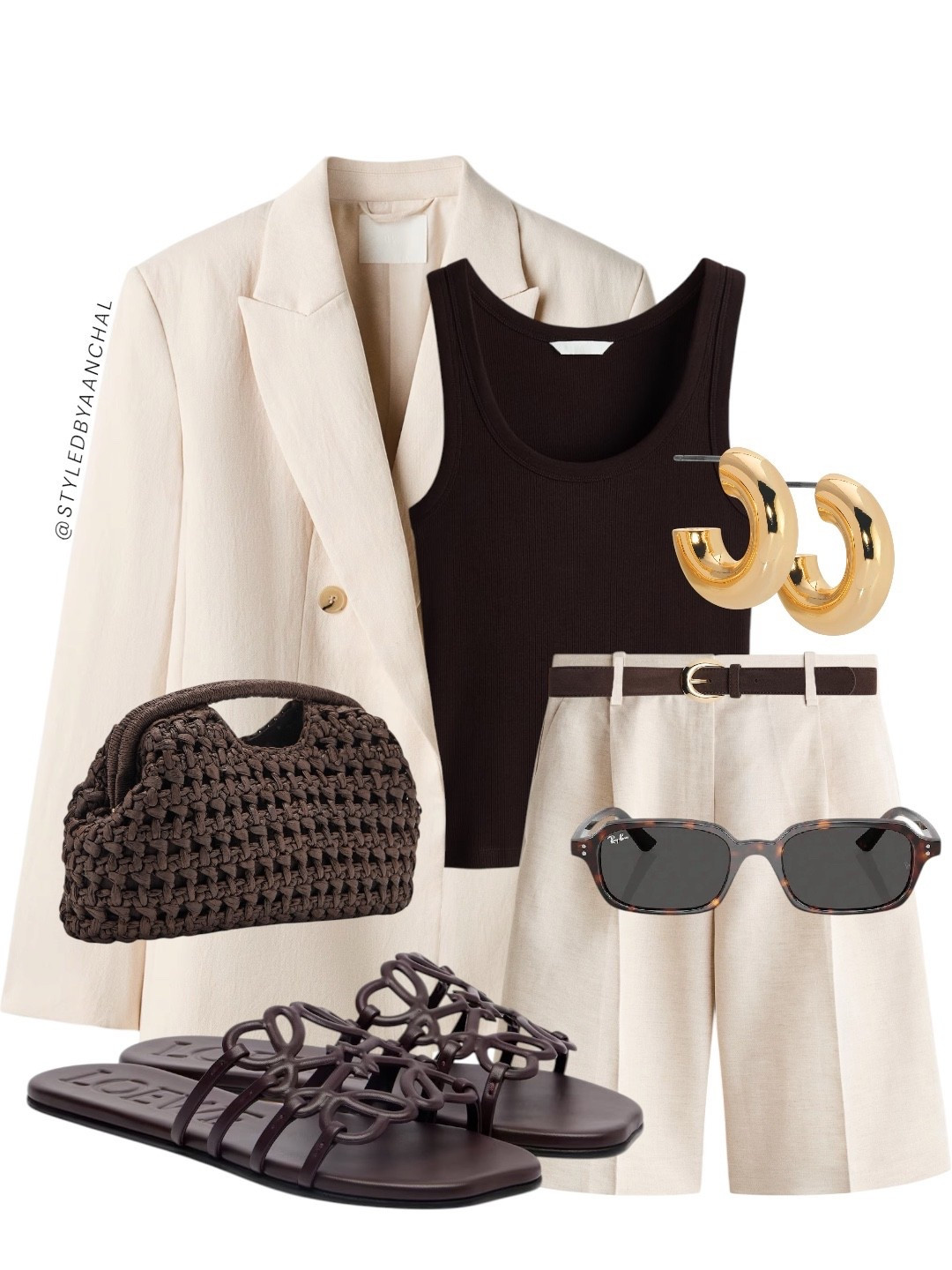 Beige blazer and shorts outfit



Beige shorts
Beige blazer
Brown sandals
Loewe brown sandals
Hm
Revolve
Brown sunglasses 
Mango

#LTKFestival #LTKgrwm #LTKootd