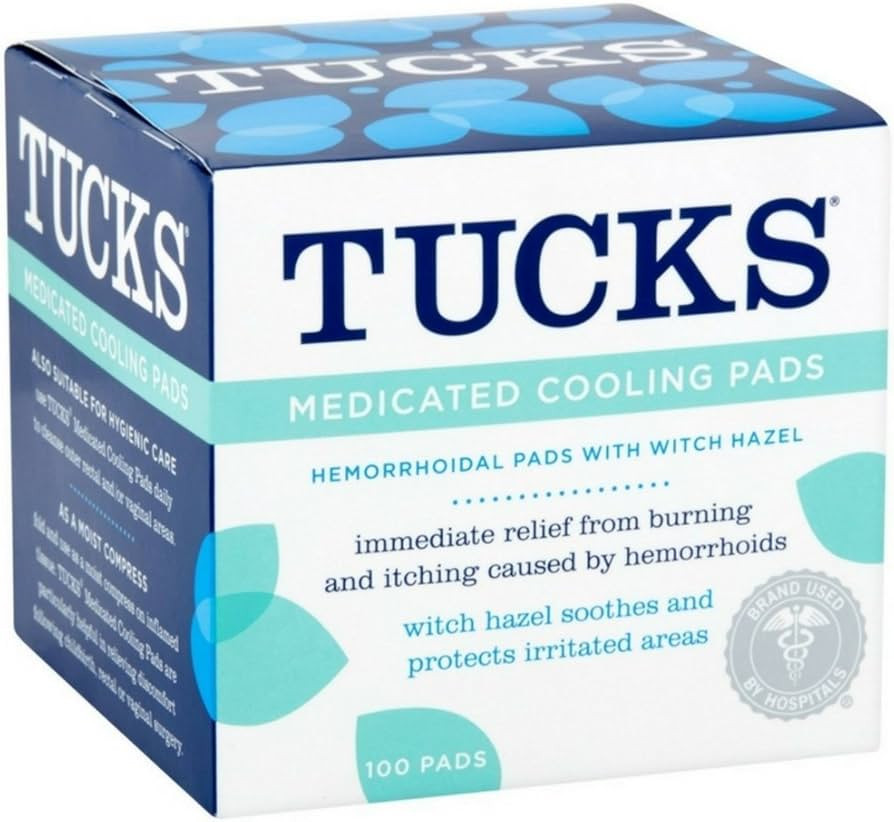 TUCKS Medicated Cooling Pads 100 Each (Pack of 5) | Amazon (US)