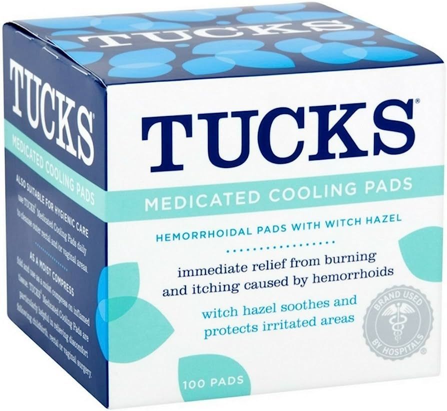 TUCKS Medicated Cooling Pads 100 Each (Pack of 5) | Amazon (US)