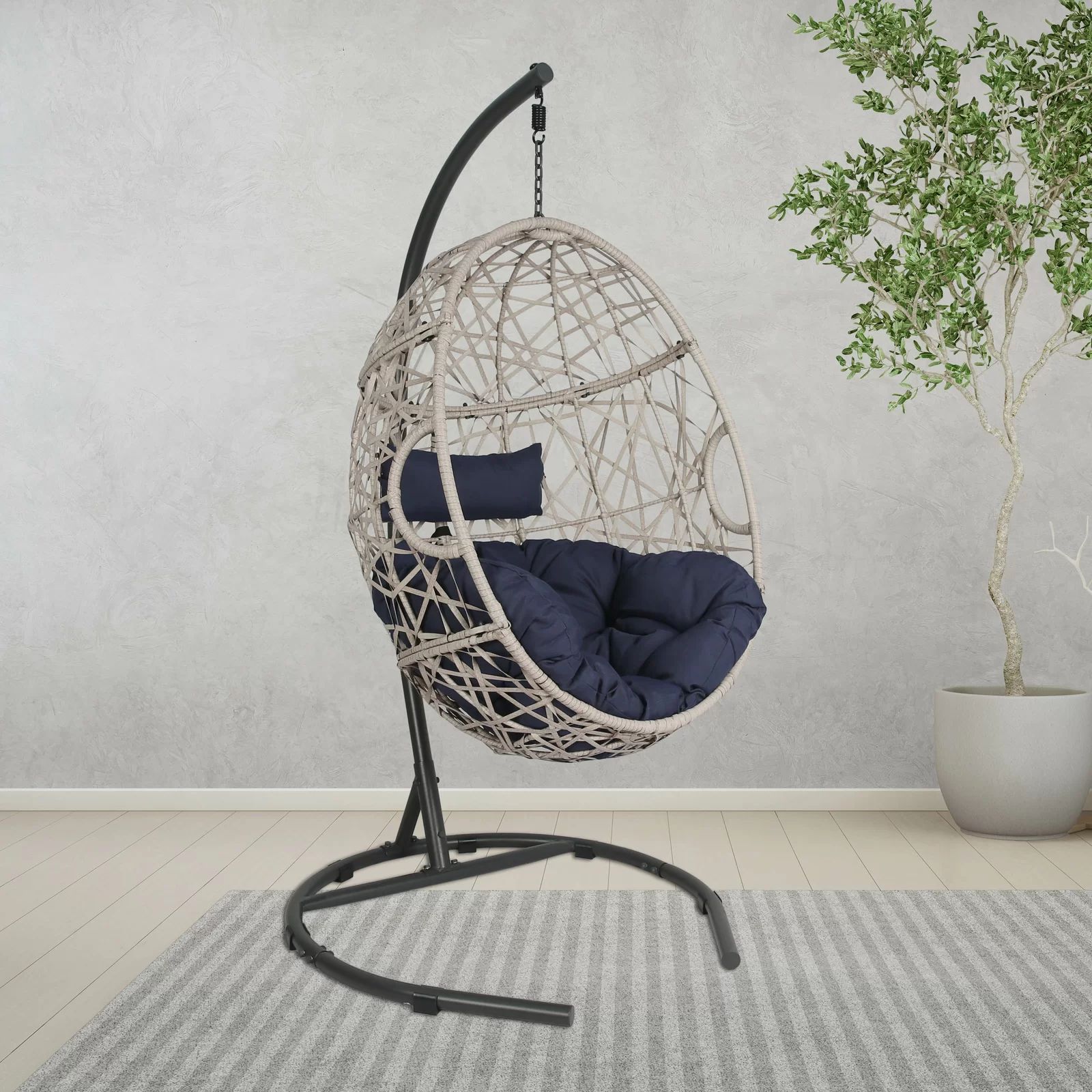 Lusher Swing Chair with Stand | Wayfair North America