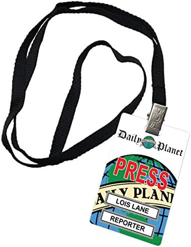 Lois Lane Daily Planet Press Pass Novelty ID Badge Prop Costume-2 | Amazon (US)