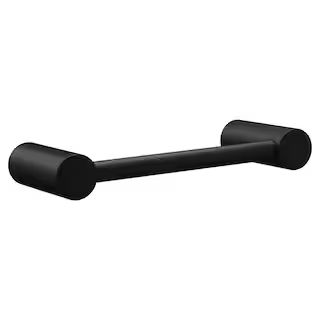 Align 9 in. Hand Towel Bar in Matte Black | The Home Depot