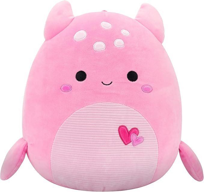 Squishmallows Original 12in Artin The Pink Loch Ness Monster with Hearts – Official Jazwares Va... | Amazon (US)