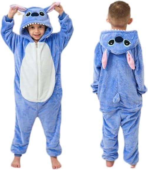 HYYSXBW Kids Pajamas Girls Boy Halloween One Piece Cosplay Cartoon Teens Party Pjs Jumpsuits | Amazon (CA)
