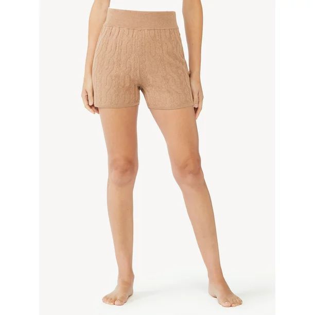 Sofia Intimates by Sofia Vergara Women's Cable Knit Lounge Short - Walmart.com | Walmart (US)