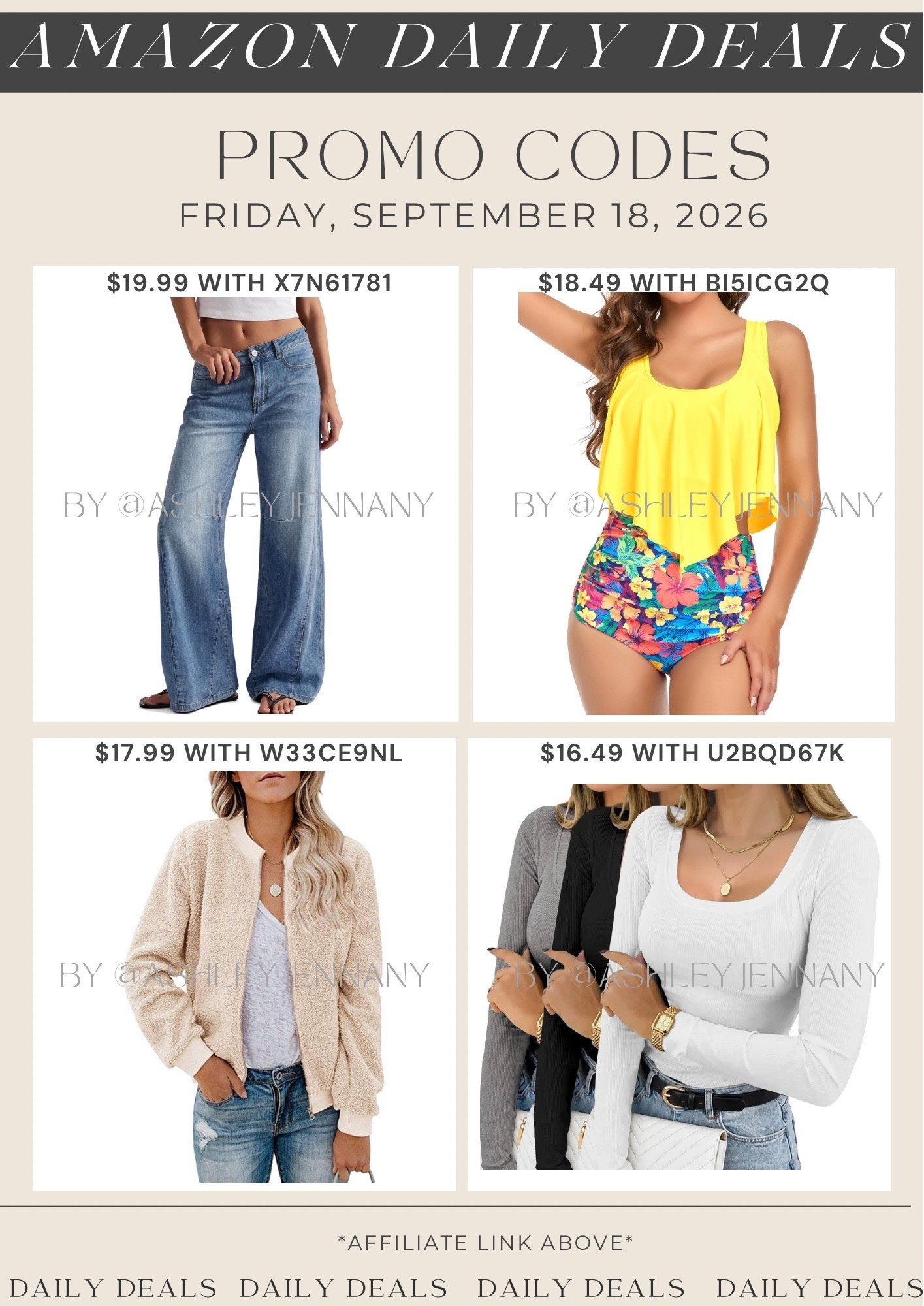 Amazon deals

#LTKSeasonal #LTKSaleAlert #LTKMidsize