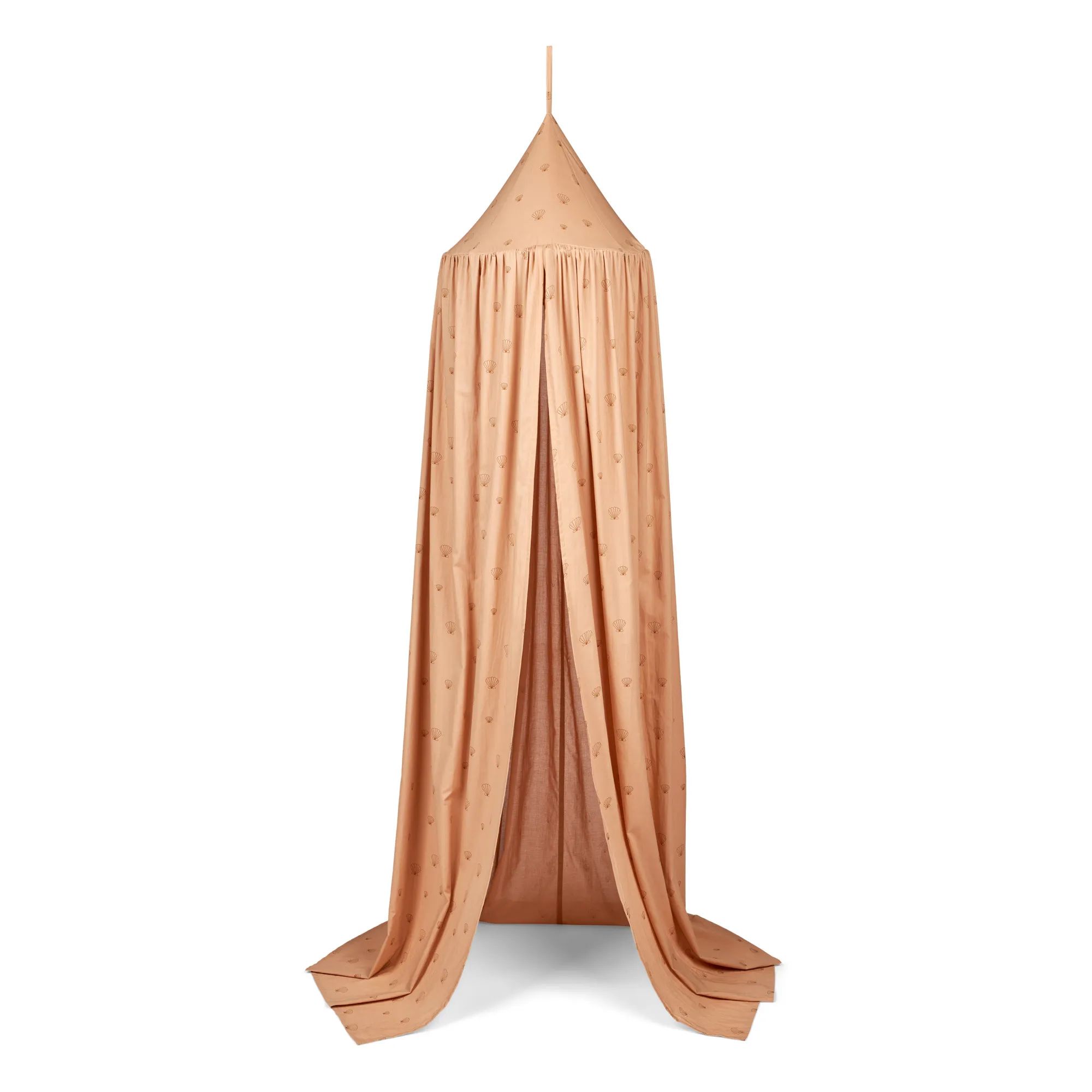 Enzo Organic Cotton Bed Canopy | Peach | Smallable