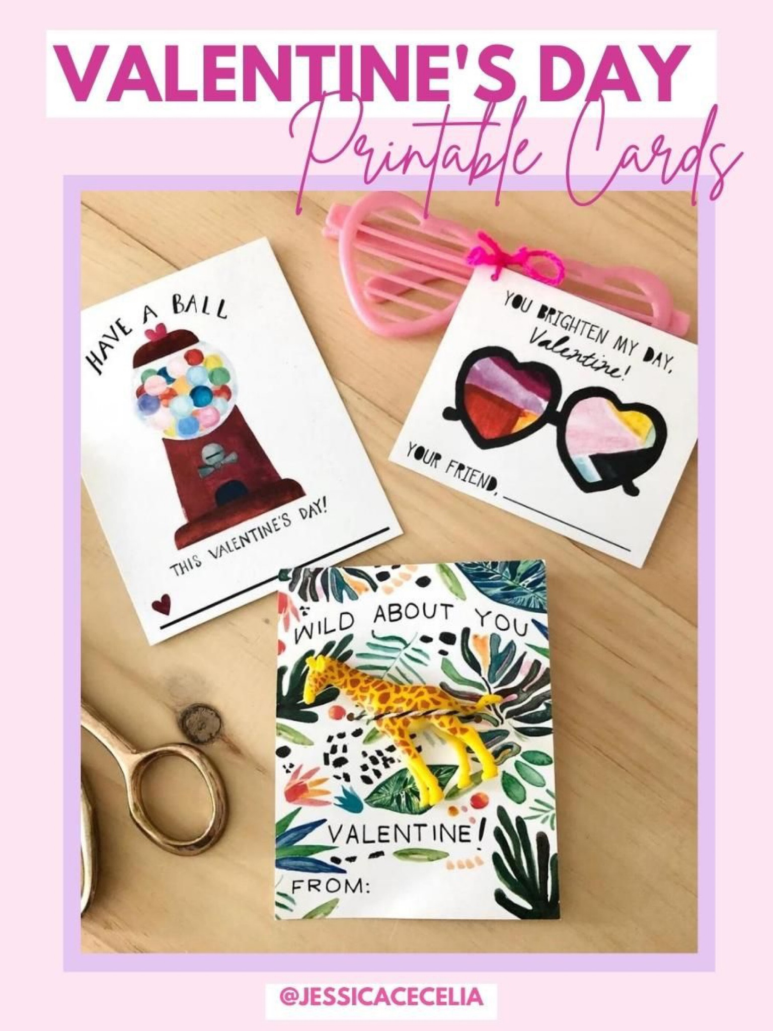 Valentine’s Day Card Ideas! I love these because you can print them at home & order the gifts from Amazon. This would be the perfect Valentines Cards for kids to bring to school or daycare.

Kids Valentines, daycare valentines cards, valentines cards for school, Safari valentines, girly valentines, boy valentines, valentines gift idea, Valentine card exchange 

#LTKSeasonal #LTKfamily #LTKkids