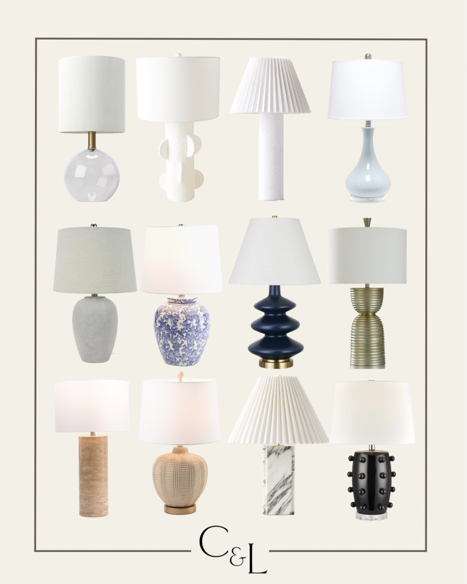 Beautiful lamps in a mix of price points✨ unique styles to bring in a fun element to your space! 

Amazon, Amazon home, Target, Target home, cb2, Homegoods, Marshall’s, tj maxx, 180 lighting, budget friendly lighting, table lamp, lamp, bedroom, guest room, living room, entryway, dining room, modern lighting, traditional lighting, home decor, interior design, look for less

#LTKfindsunder100 #LTKstyletip #LTKhome