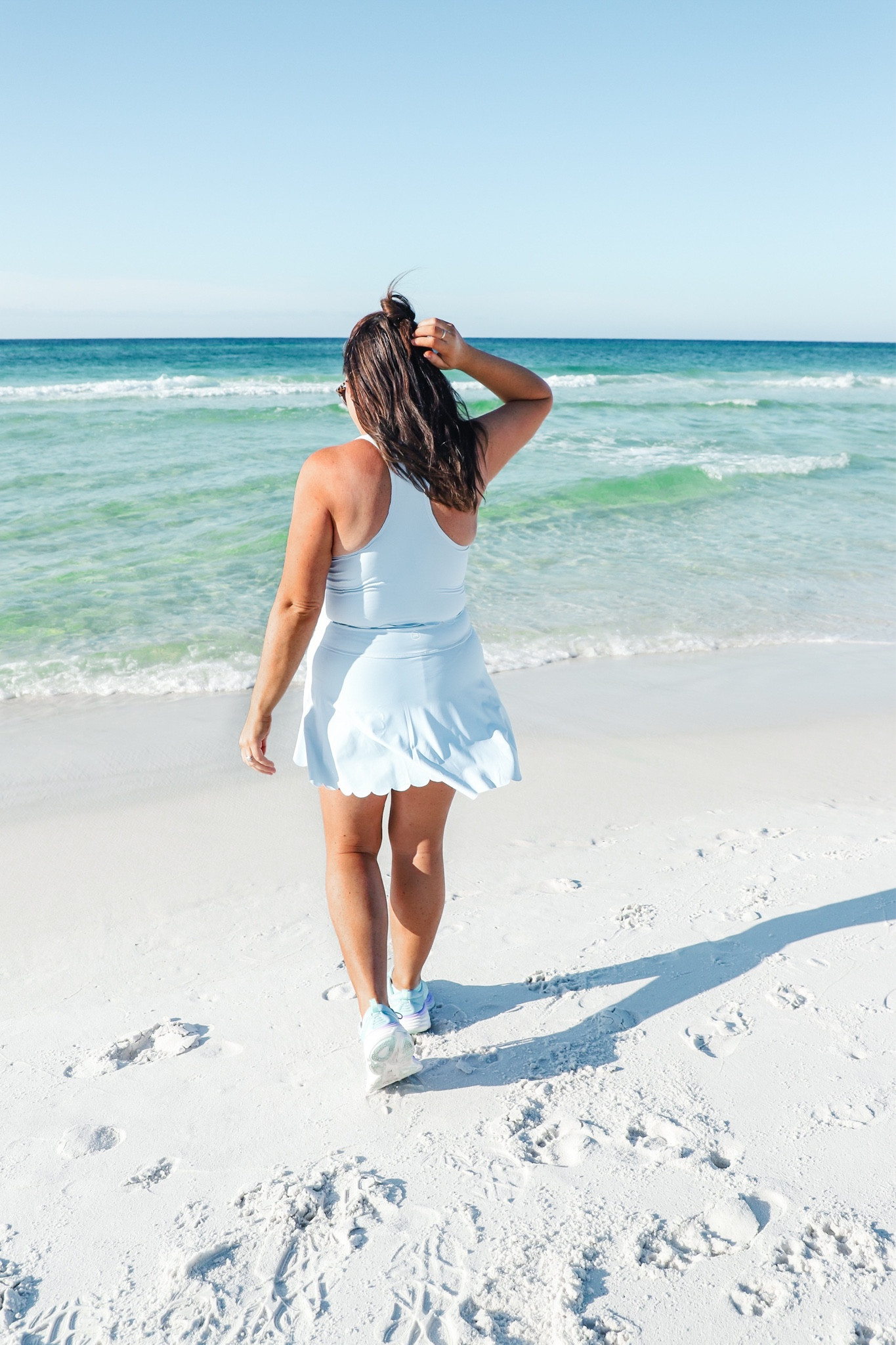 Amazon athleisure scallop set tennis skirt 30A

#LTKtravel #LTKover40 #LTKfitness