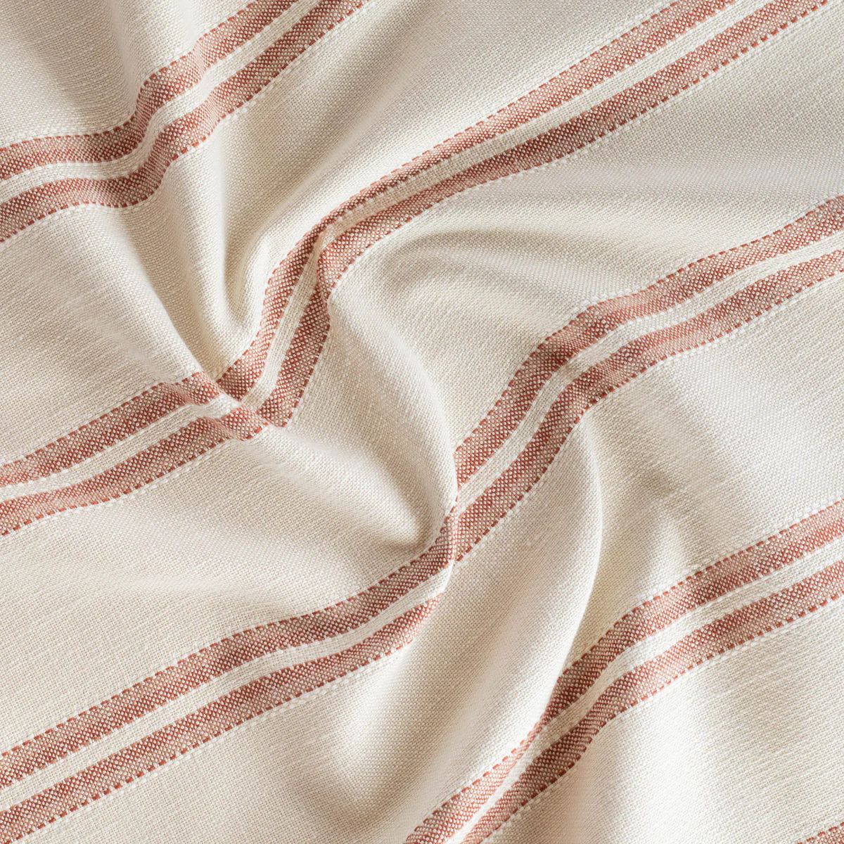 Riviera Stripe InsideOut Fabric, Clay | Tonic Living