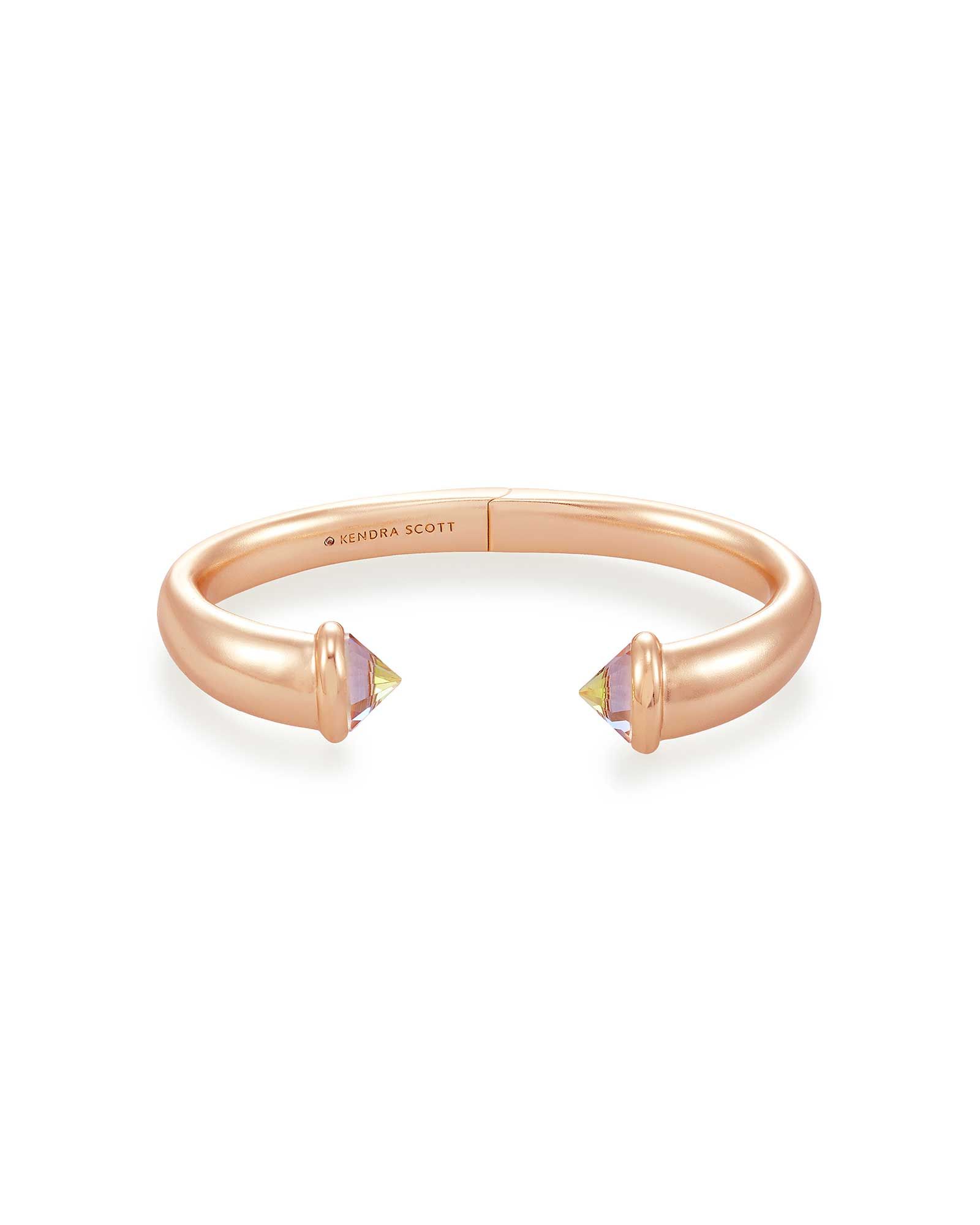 Jolie Rose Gold Cuff Bracelet in Dichroic Glass | Kendra Scott