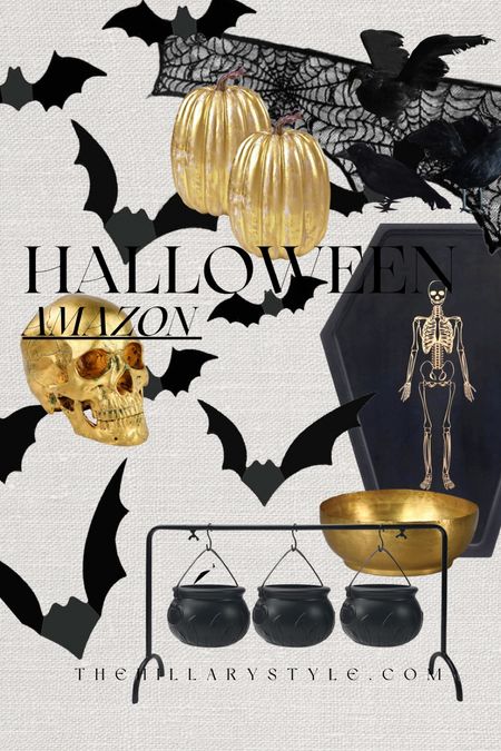 Black and gold Halloween decor from Amazon. Amazon Holiday
Amazon holiday. Holiday Decor. Seasonal decor. Amazon Home. Amazon decor. #founditonamazon

#LTKSeasonal #LTKHoliday #LTKhome