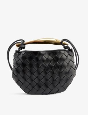 Sardine mini intrecciato leather cross-body bag | Selfridges