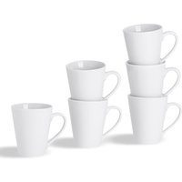 Argon Tableware 285ml White Coffee Mug Set of 24 - Durable Dishwasher Safe Mugs Cups | Debenhams UK