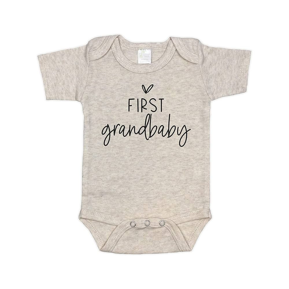 Pregnancy Announcement Infant Bodysuit First Grandbaby Gift for Grandparents | New Baby Surprise ... | Amazon (US)