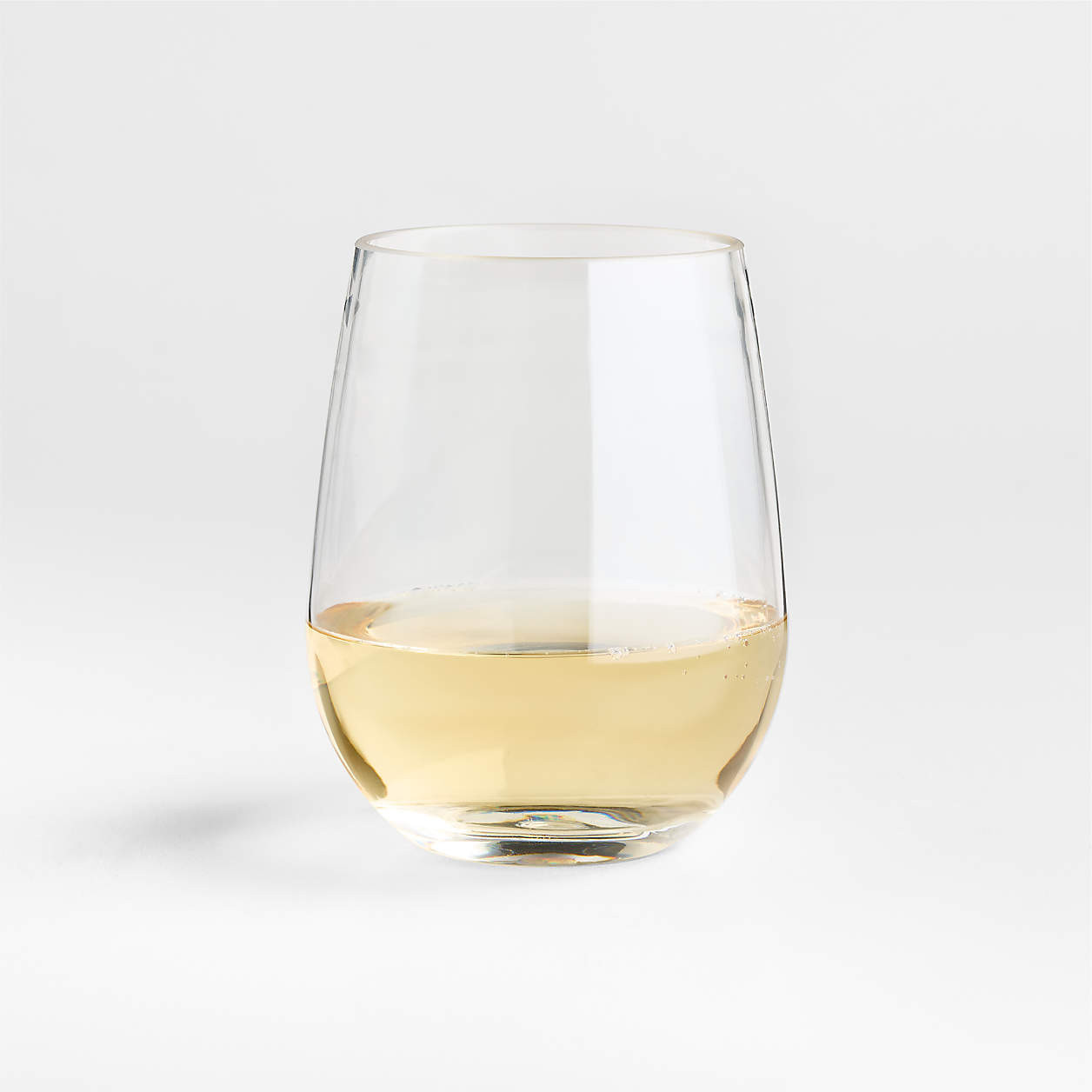Aspen Acrylic 17-Oz. Stemless Wine Glass + Reviews | Crate & Barrel | Crate & Barrel