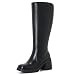 Wide Calf Boots for Women, Knee High Platform Boots with Chunky Heel | Amazon (US)