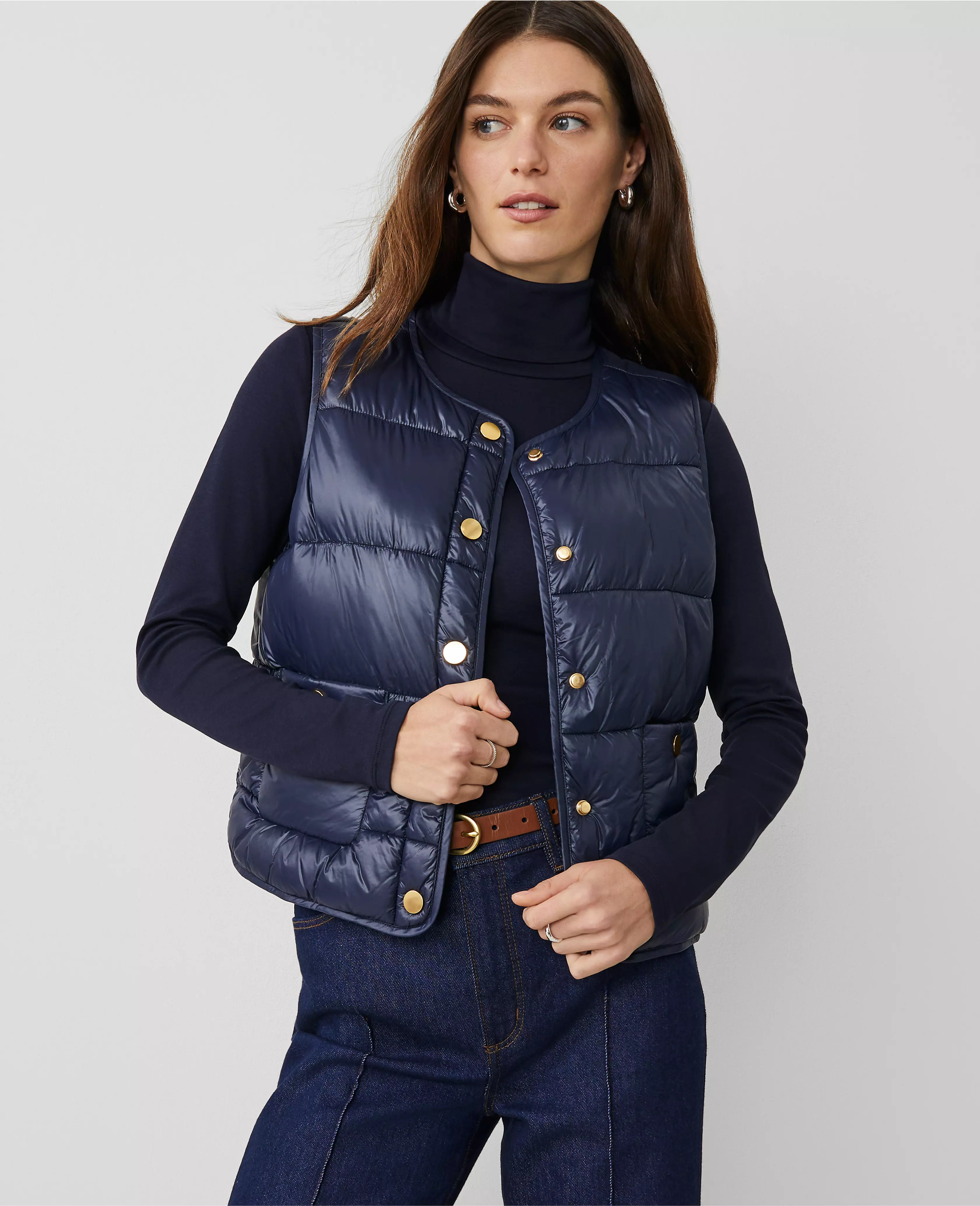 Petite Puffer Vest | Ann Taylor