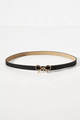 Bow Buckle Leather Belt | Anthropologie (US)