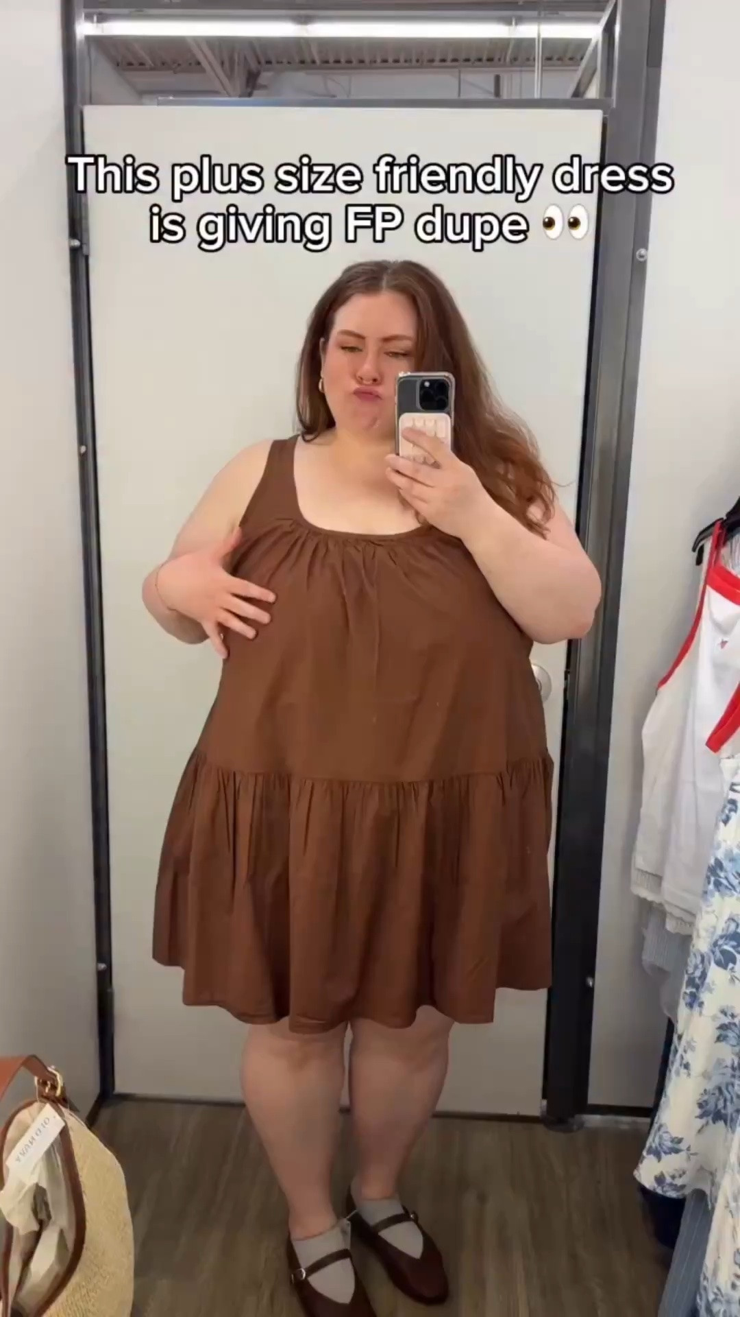 Oh besties we love a dupe when the original company was never size inclusive and wants to charge a lot for an item that wasn’t even ethically made so if you’re looking for this style of dress in plus size I got youuuuu - comment KIMMY and I’ll send this over!