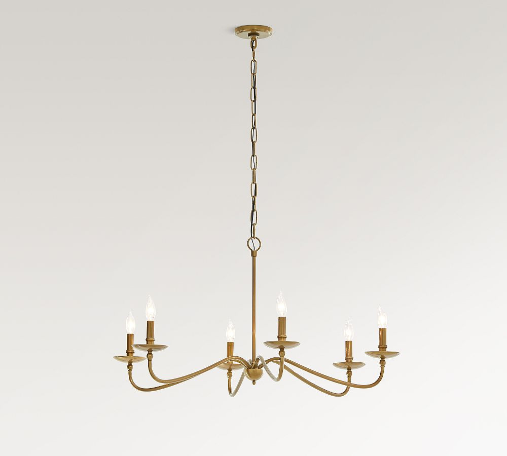 Lucca Iron Chandelier (38"-50") | Pottery Barn (US)
