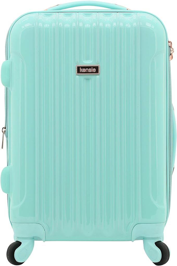 kensie Women's Alma Hardside Spinner Luggage, Opal, Carry-On 20-Inch | Amazon (US)