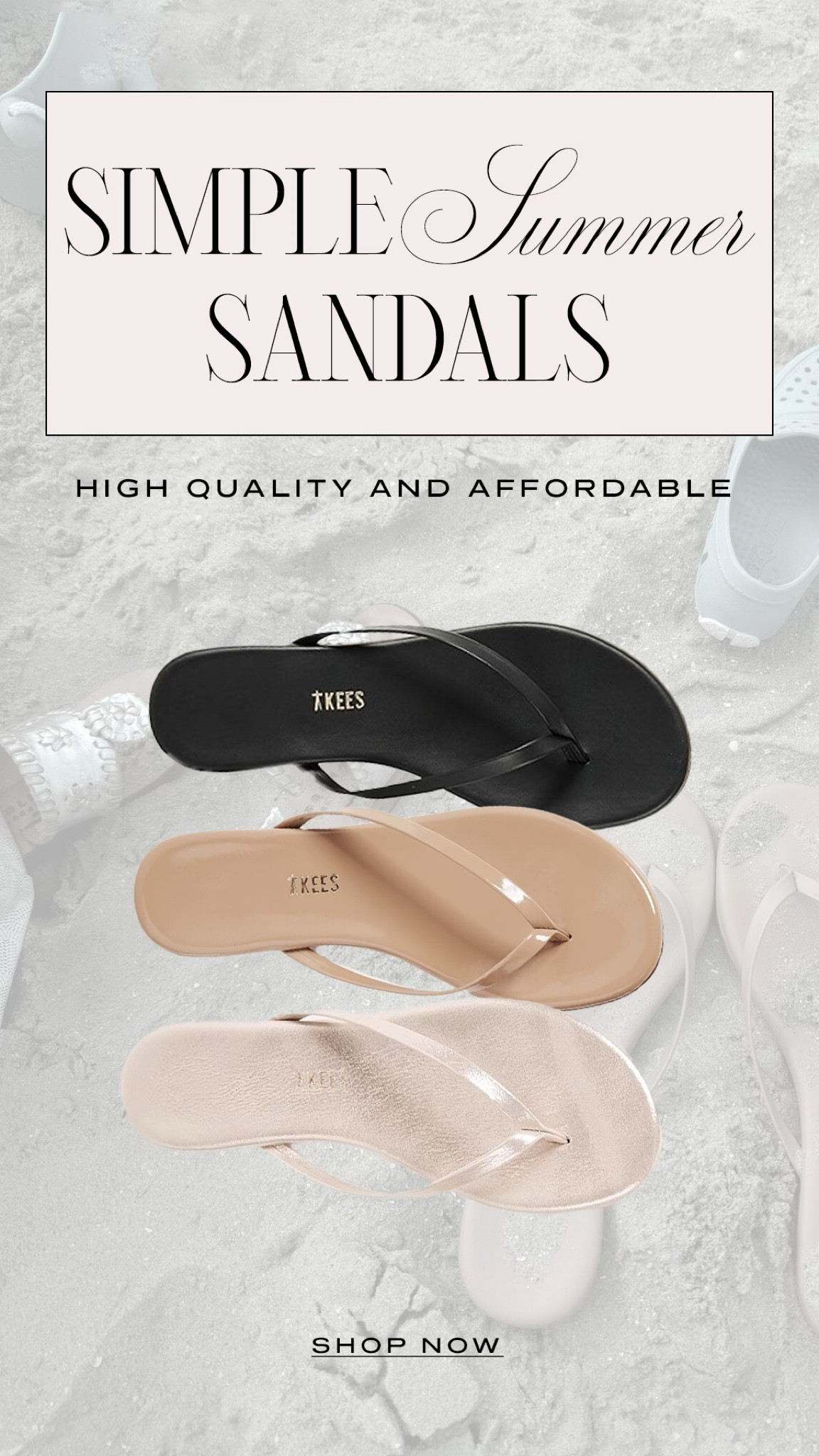 I’ve been loving my Tkees flip flops recently. The perfect Summer shoe and come in so many colors!