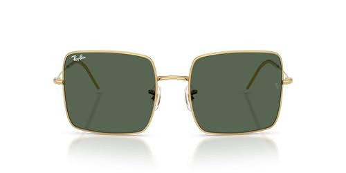 Ray-Ban Sunglasses for Women - 0RBR0104S Square Reversed, with Non-Polarized Lenses and Metal Glases Frame - Arista/Dark Green - 54 | Amazon (US)