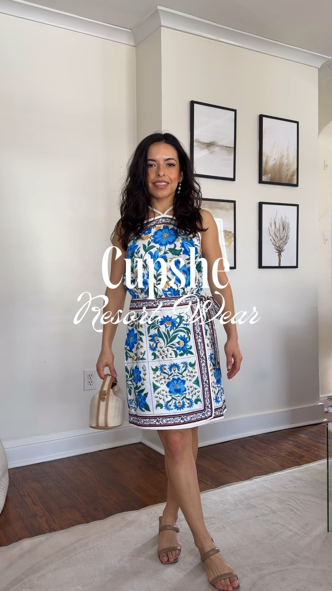 Cupshe resort wear (gifted). Ise code 15tracy for 15% off orders $70+! It might still be cold outside but here are a few pieces to get you excited for warm weather or vacation! Floral mini dress, striped jumpsuit, tropical pants and a beige top. 

#LTKSeasonal #LTKTravel #LTKPetite