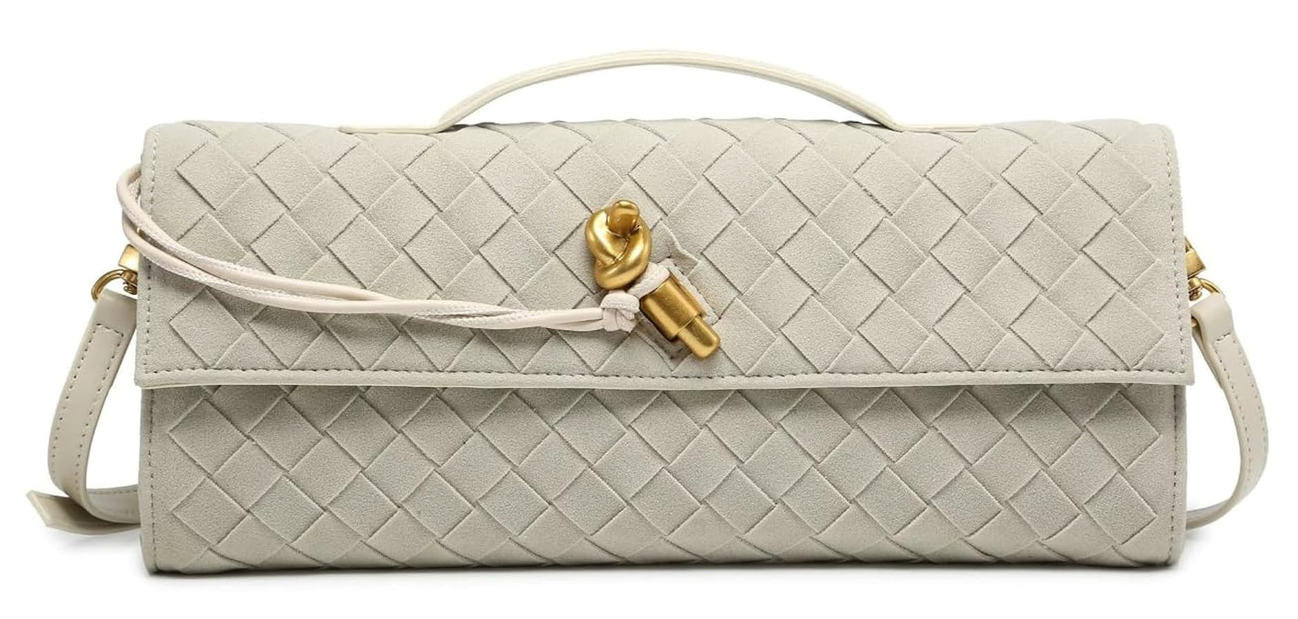 Trendy Woven Evening Clutch Purses Women Underarm Shoulder Handbag Cute Satchels Crossbody Purse ... | Amazon (US)