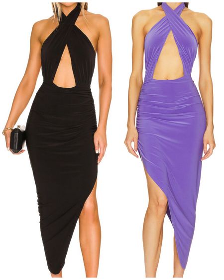 Cross Halter Side Drape Gown in Black
Norma Kamali and x REVOLVE Cross Halter Side Drape Dress in Grape
Norma Kamali

#LTKparties #LTKsalealert