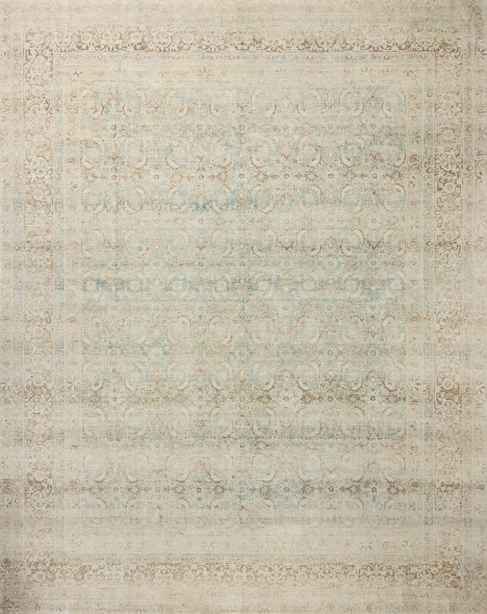 Wimberly WYM-05 Sky/Copper Hand-Tufted Printed Area Rug | Rugs Direct