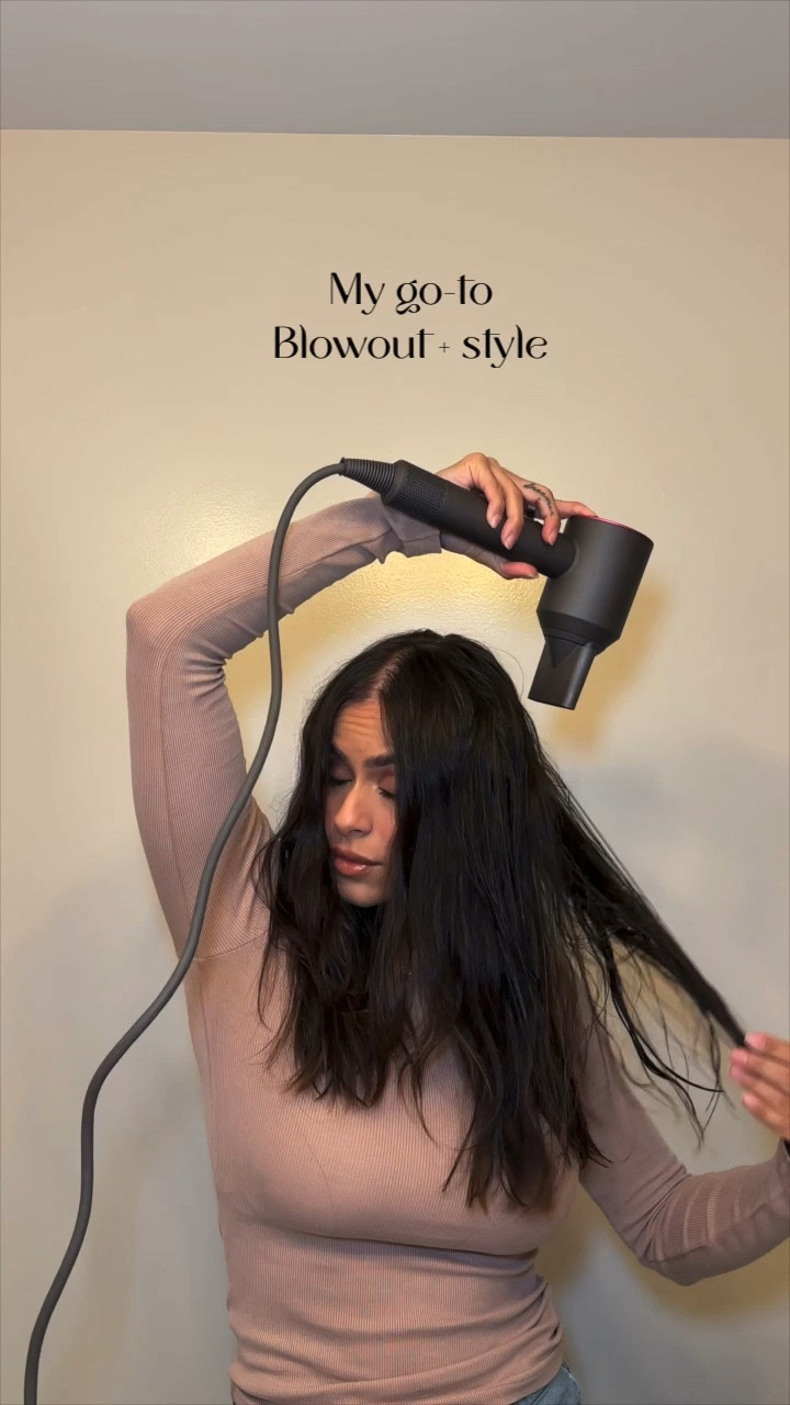 My go to blowout and style