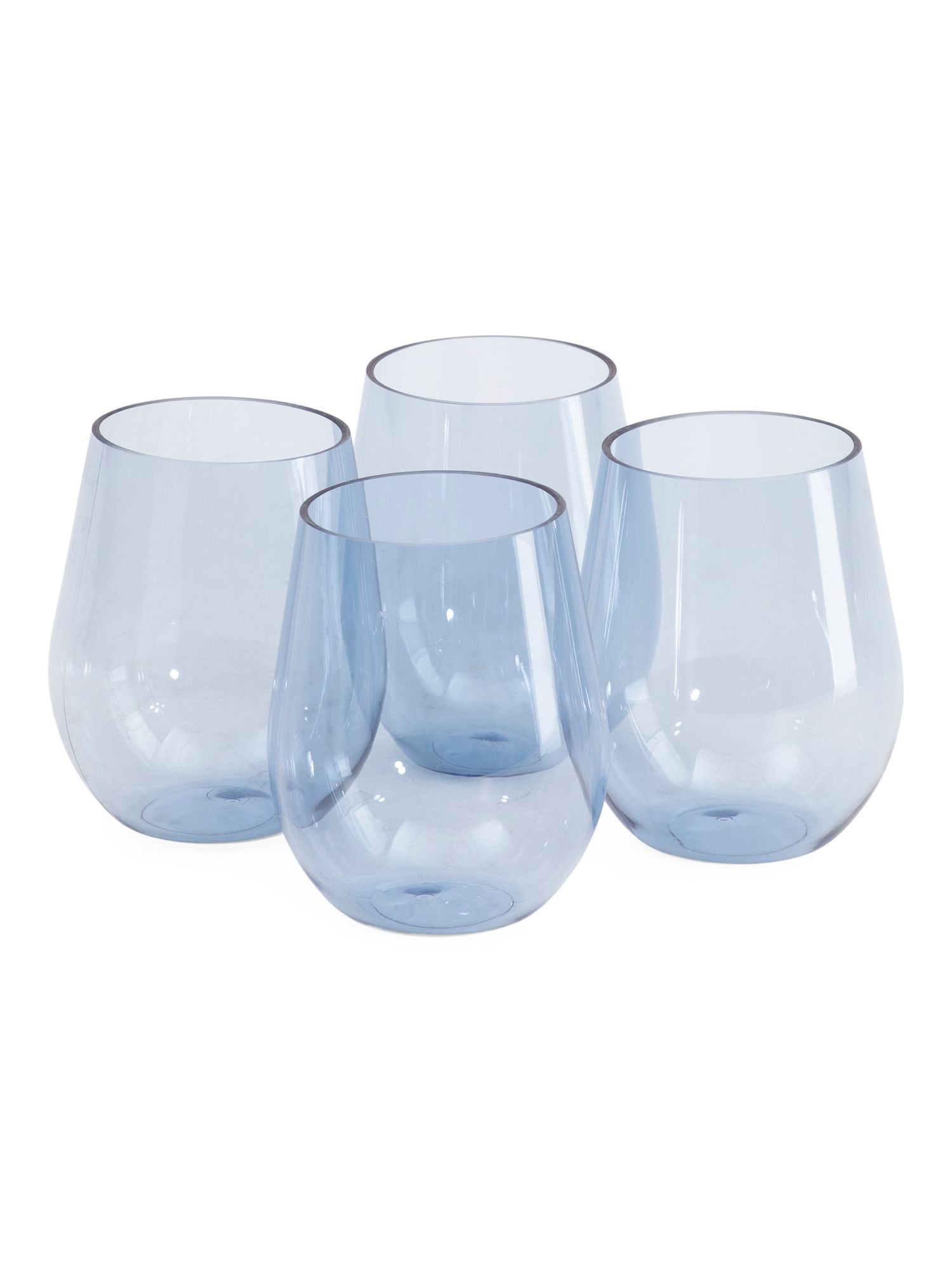 4pk Acrylic Stemless Wine Glasses | TJ Maxx