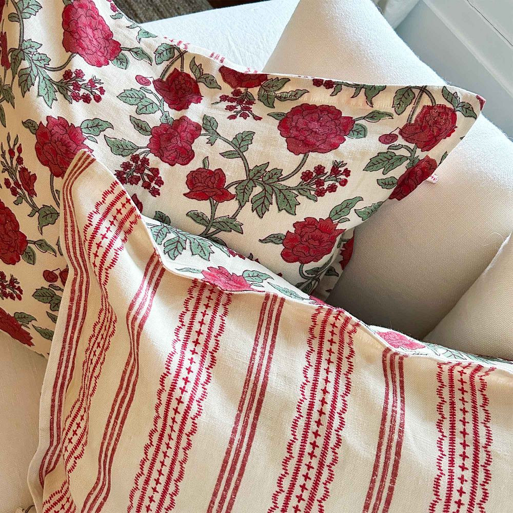 Rosie Reversible Pillow Cover | GreenRow
